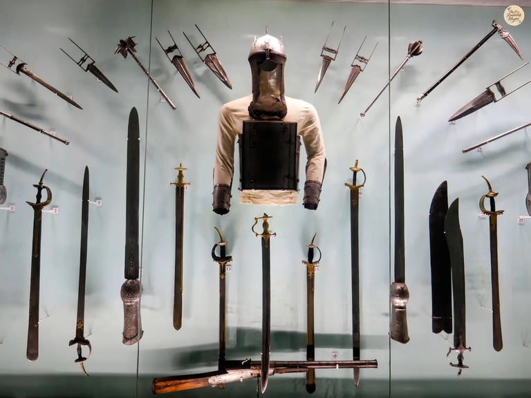 Traditional weapon used by Maharana Pratap, kept in Udaipur City Palace.