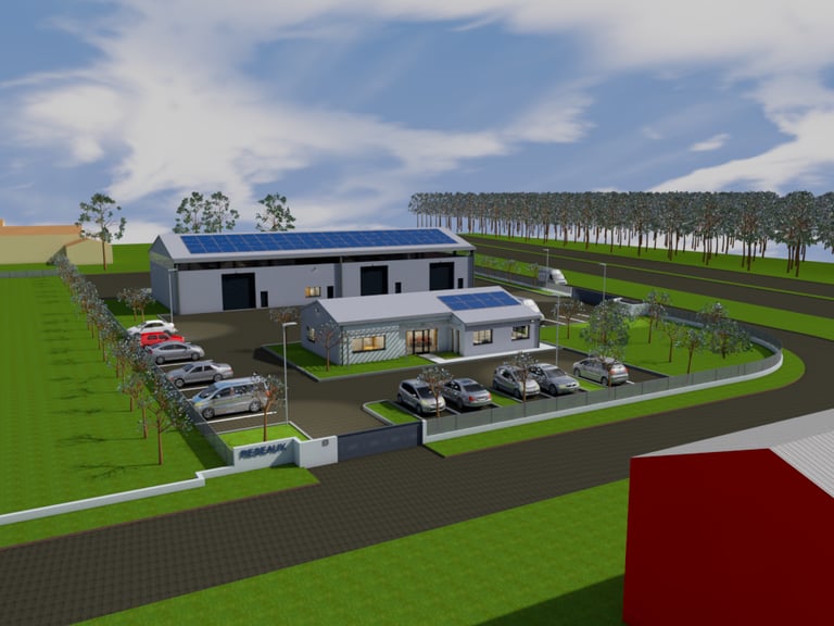 construction du siège de la SAS Réseaux à Foix