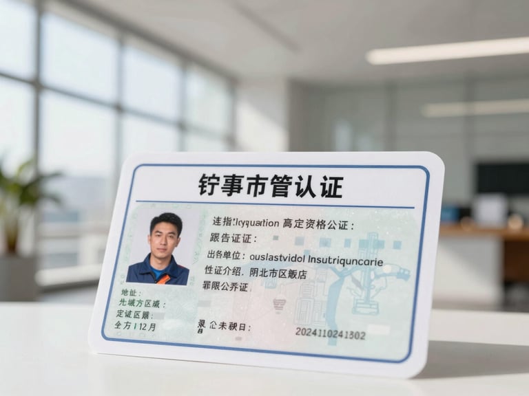 Crisp focus on a neatly framed electrician's license and insurance certificate, clean and professional, bright natural daylight.