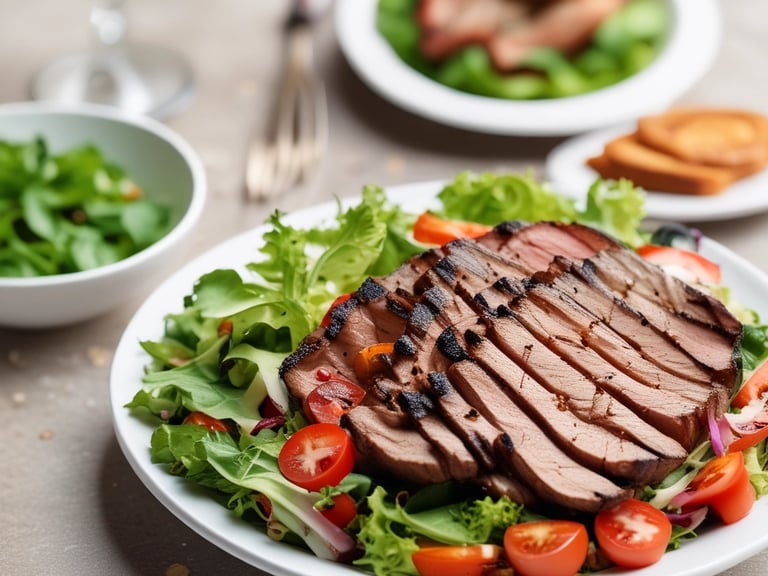 A chef garnishing a classic Margherita pizza fresh from the oven.