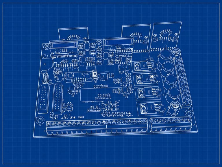 Blueprint di una scheda elettronica per gestione termica caldo-freddo in dispositivi medicali