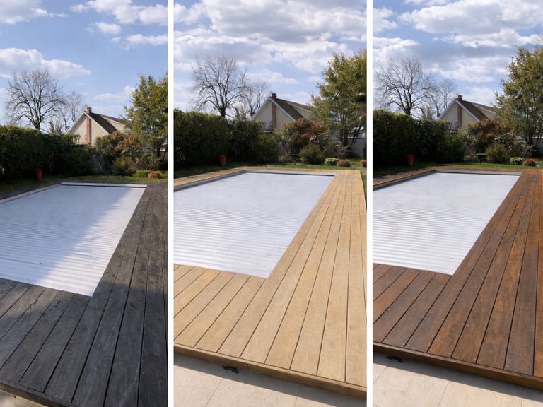 GASCOGNE NETTOYAGE - Nettoyage terrasse bois exotique Pessac