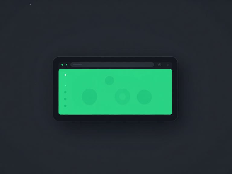 Minimalist tech photography showing a clean user interface of a machine learning model training dashboard on a dark screen, cool low-key studio lighting, deep charcoal backgrounds, sharp focus