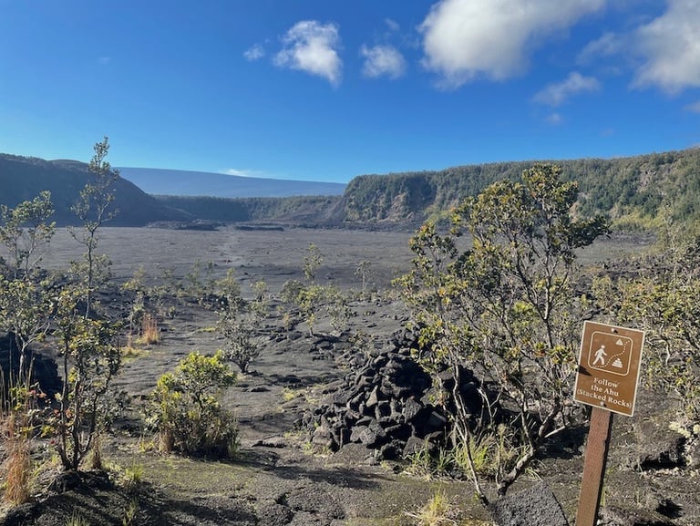 Kilauea Iki Crater Volcano National Park Hawai'i