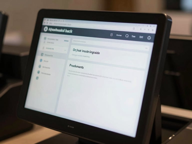 Close-up of a mobile checkout screen with a clean transactional interface, dark luxury aesthetic, sharp typography