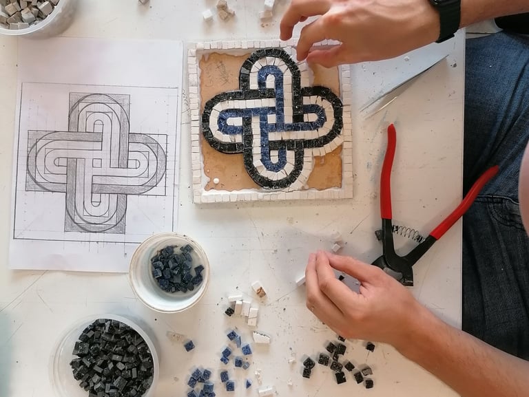 Mosaic workshop for adults