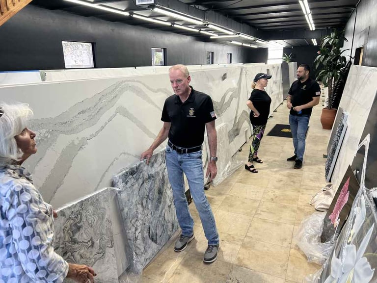 SPD Countertop Team at Showroom in Naples, Florida