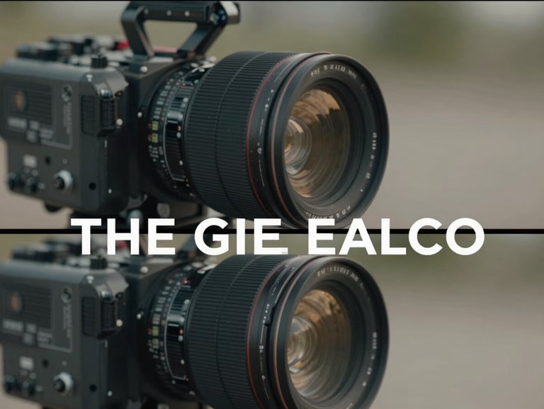The same video frame with dramatic color grading, dynamic lower-thirds motion graphics, and clean typography overlay.