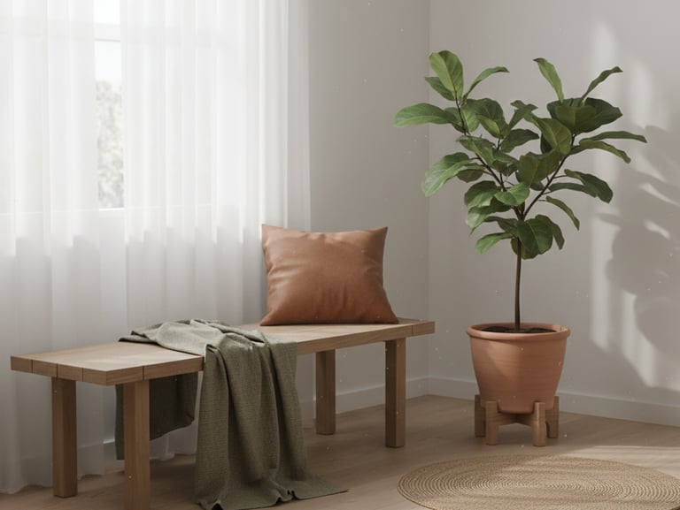 home decor - using sheer curtains