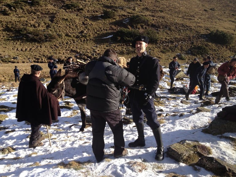 Tournage du documentaire L'épopée du pic Pic du Midi Pyrénéees France