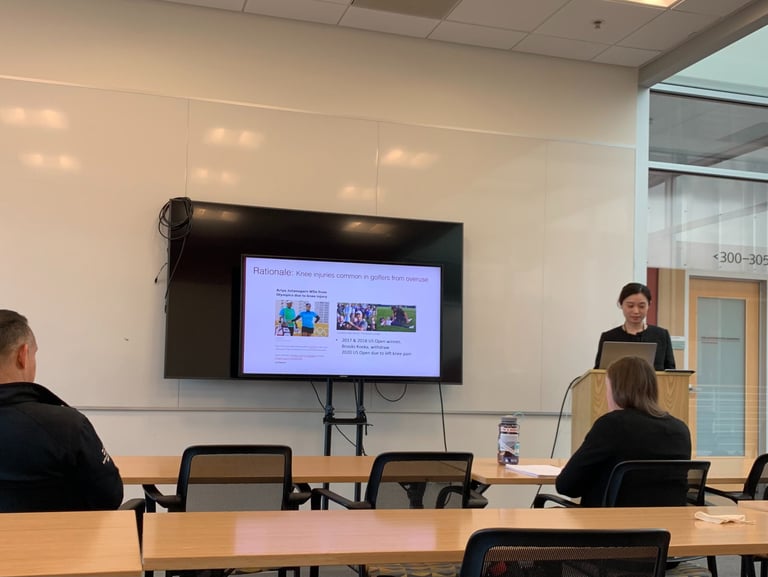 golf injuries, acl, wu tsai human performance