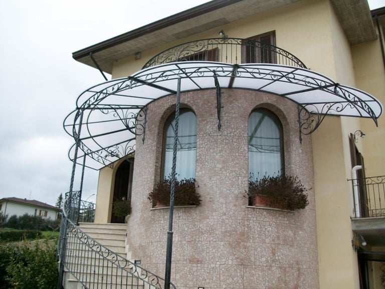 Auvent de porte abris de porte pour maison