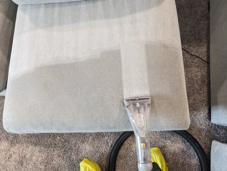Upholstery cleaning by Grossbusters