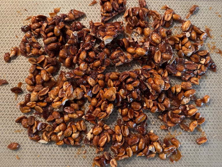 praliné cacahuètes