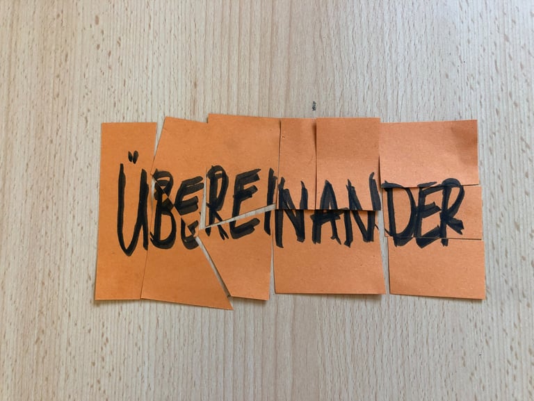Uebereinander-collage