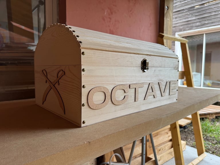 Coffre pirate enfant personnalisé