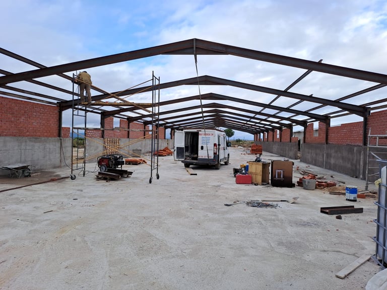 Estructura metálica nave