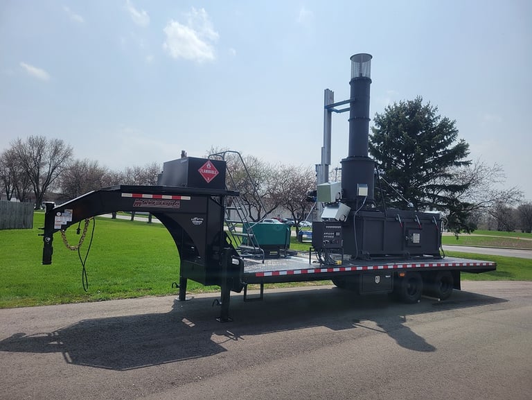 LSC Destruction mobile contraband narcotics/drugs incinerator