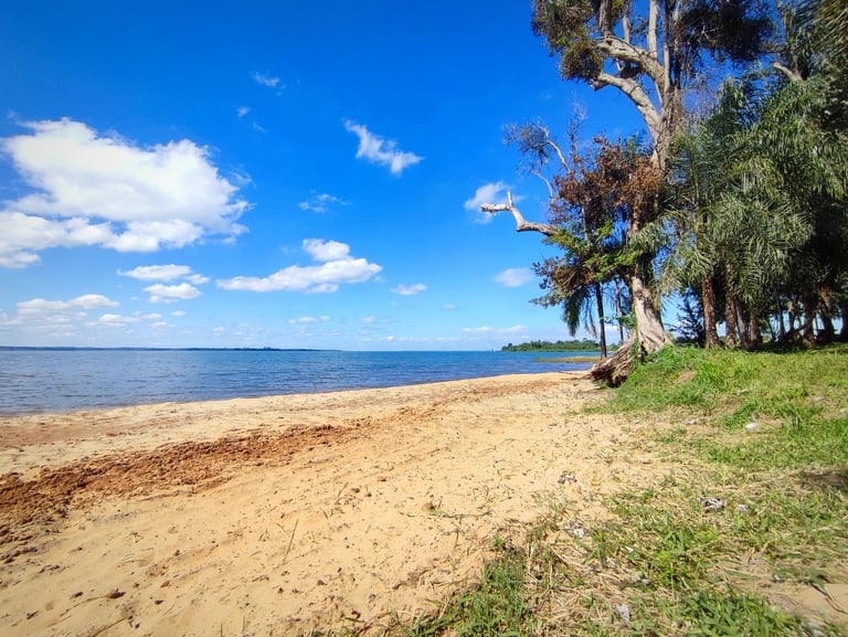 El Parque Paraná Sandstrand