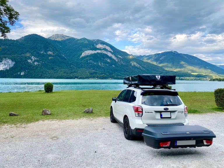 Thule Arcos bagazine ant kablio Subaru