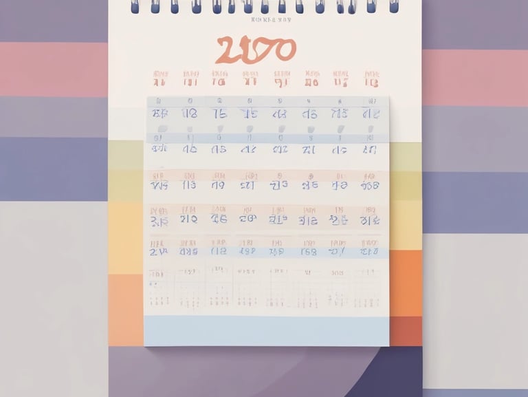Un ícono de calendario utilizando la paleta de colores de la página