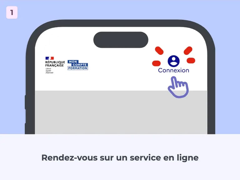 Rendez-vous sur un service en ligne