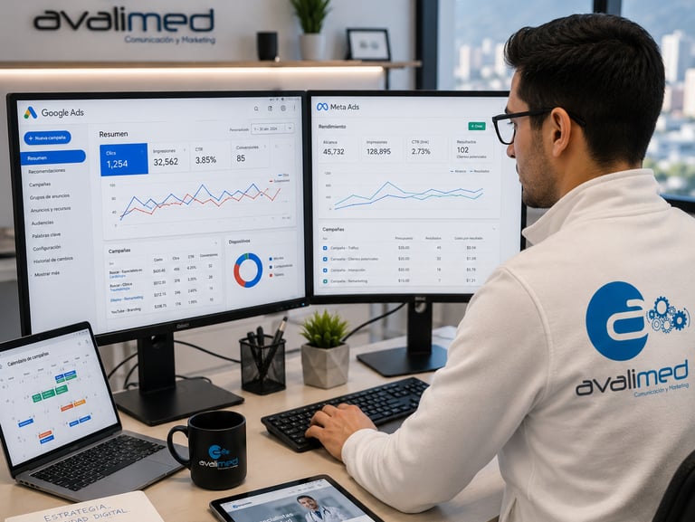 Campañas de Google Ads y Meta Ads para médicos y clínicas en Quito