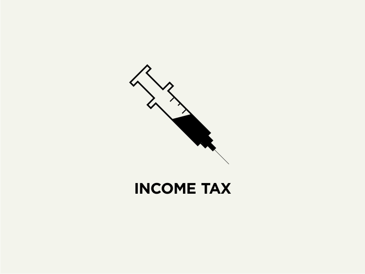 Simble Twist Icon Design - Income Tax