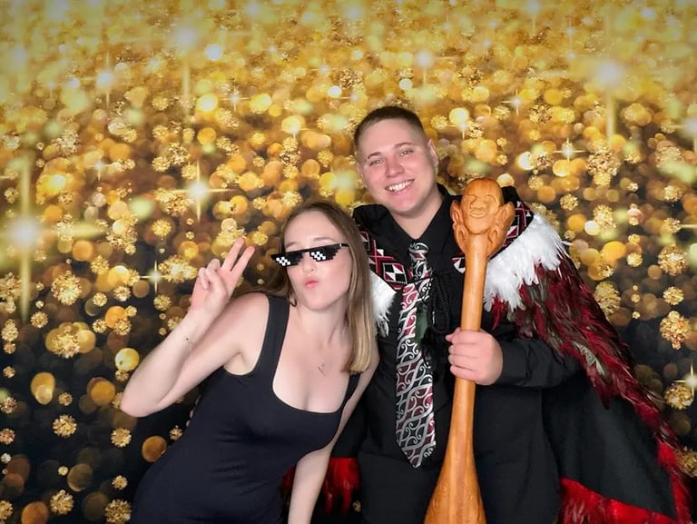 Photo Booth at a Twentyfirst Birthday in Burpengary, Brisbane - party hire by SweetAz Co.