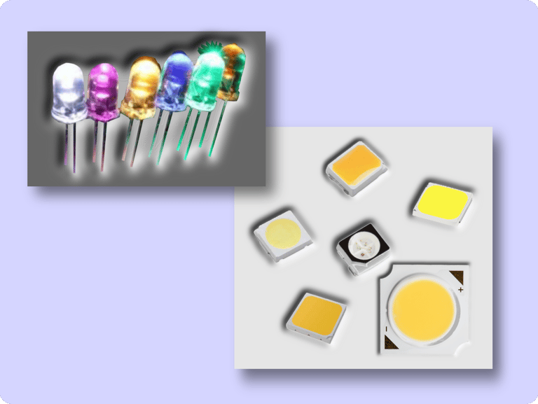 Tipos de LED: Sinalização e Iluminação