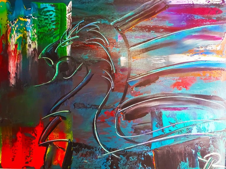 JakeParvu_Acryllic_Abstract_Artist_dragon