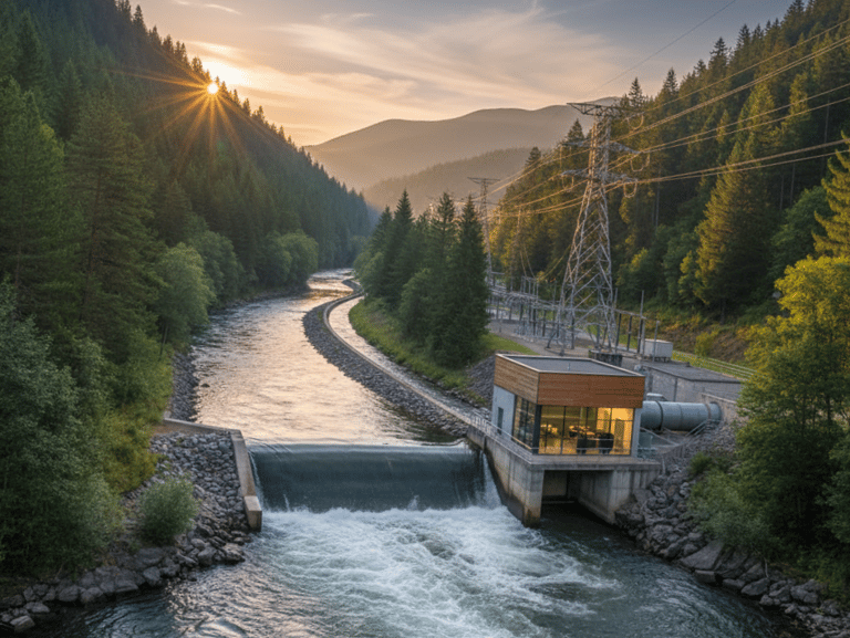 Centrale Idroelettrica ad acqua fluente