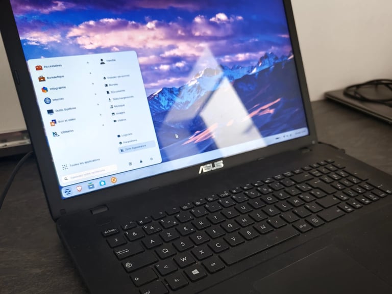 réinstallation système exploitation linux sur ordinateur ancien asus