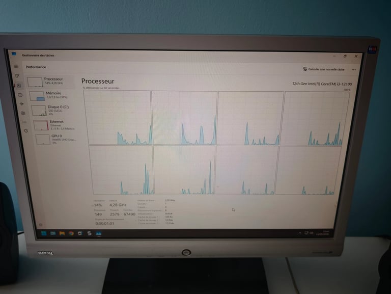 Optimisation des performances du processeur sous Windows 11 lors d'un dépannage informatique à Porte