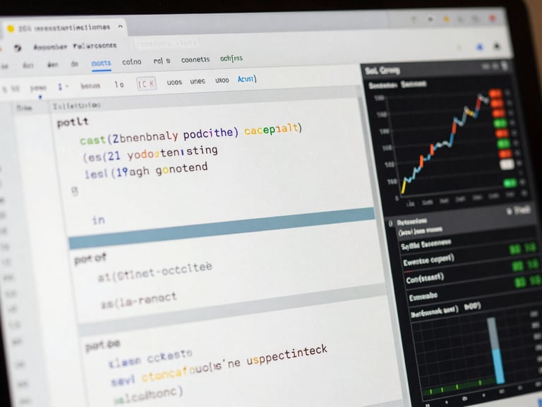 Macro shot of a high-resolution terminal screen showing database query execution plans, structured SQL code, and real-time performance diagnostics.