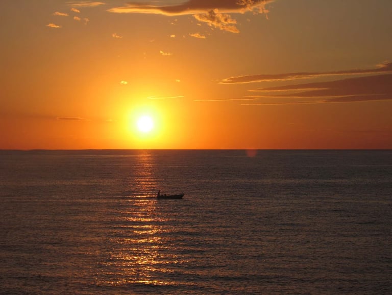 Best sunset ever in Italy