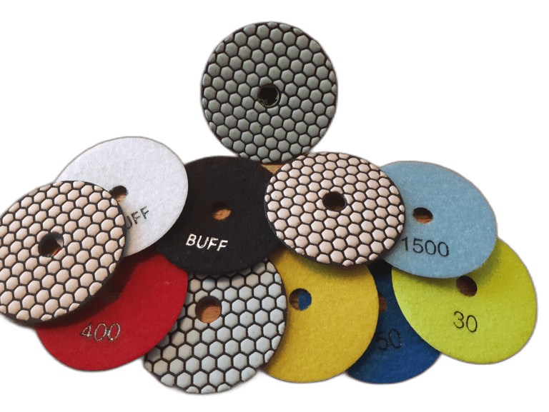 Pad à polir diamant résine à sec