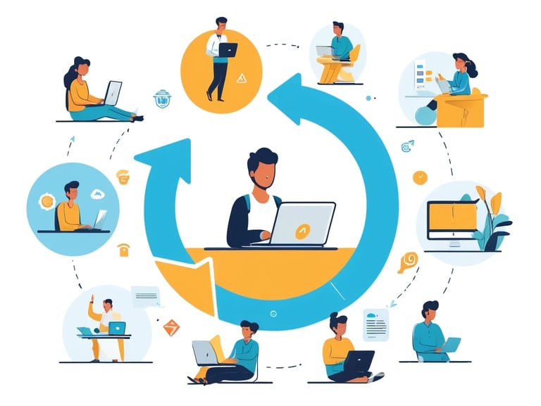 télétravail et présentiel travail ergonomique