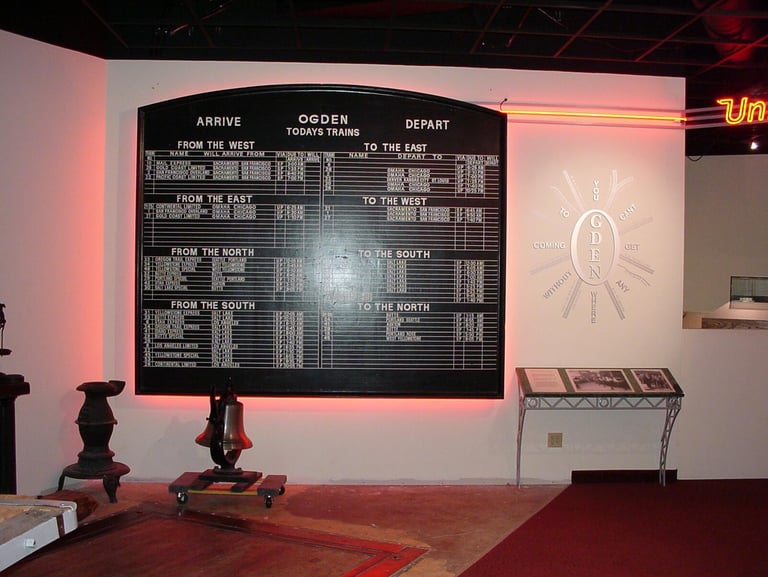 Ogden Union Station—"Time" Exhibit