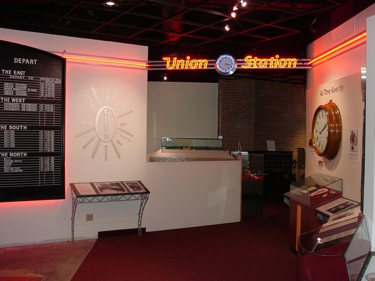Ogden Union Station—"Time" Exhibit