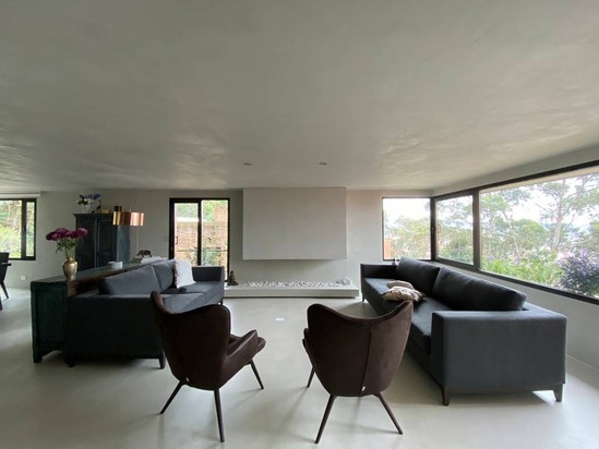 microcemento en techo