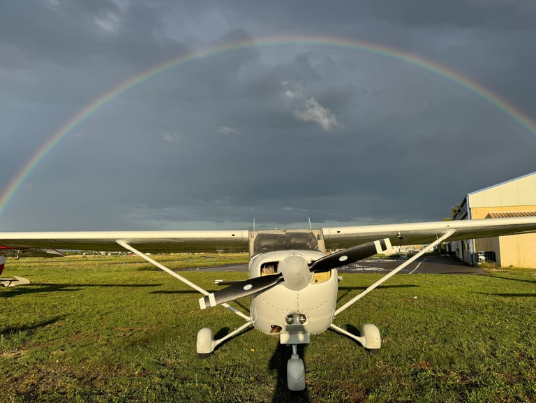 Avion Rêves de Ciel à l'étape de Perpignan de Rêves de Gosse 2024