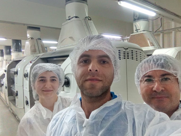 Mr. Marwan at Turkey Flour Mill -WEARE OCEAN EXPORT