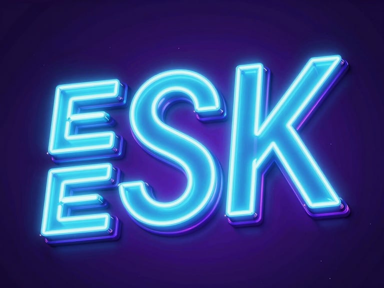 Vibrant social media graphic with glowing neon text overlays, high-contrast futuristic aesthetic, deep violet and cyan tones