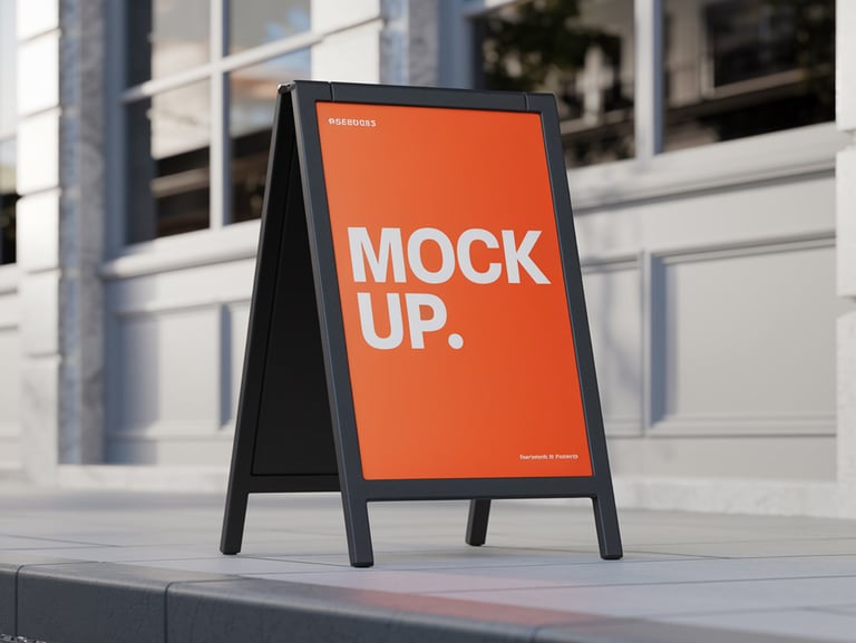 Chevalet de trottoir