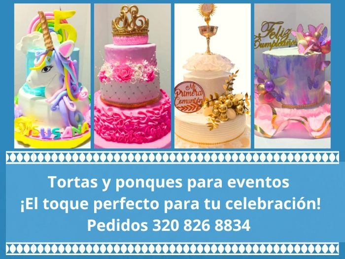 tortas y ponques para bodas cumpleaños