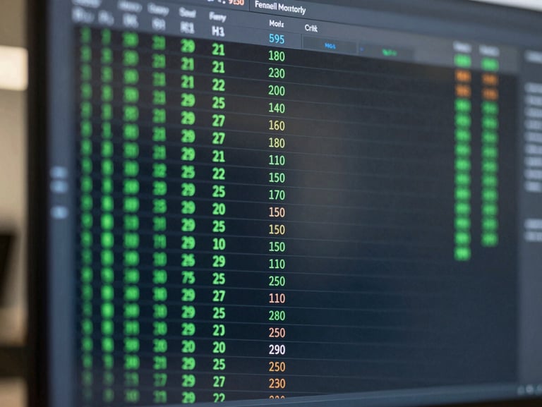 Macro shot of a dark compliance monitoring software interface, real-time call logs showing green active status, secure data encryption keys displayed, cool office reflection on the glass.