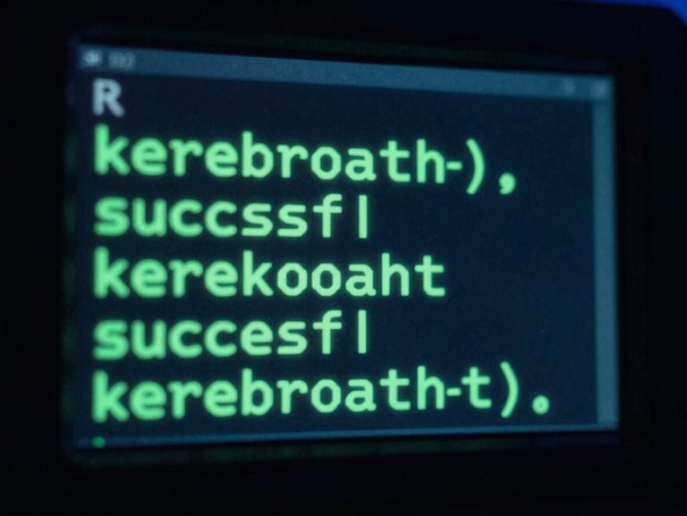 Dark terminal output showing successful kerberoasting ticket extraction, neon-cyan syntax highlighting, sharp macro focus, 35mm