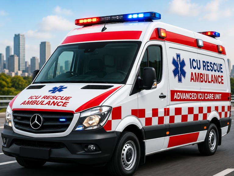 ICU Rescue Ambulance Service Lucknow