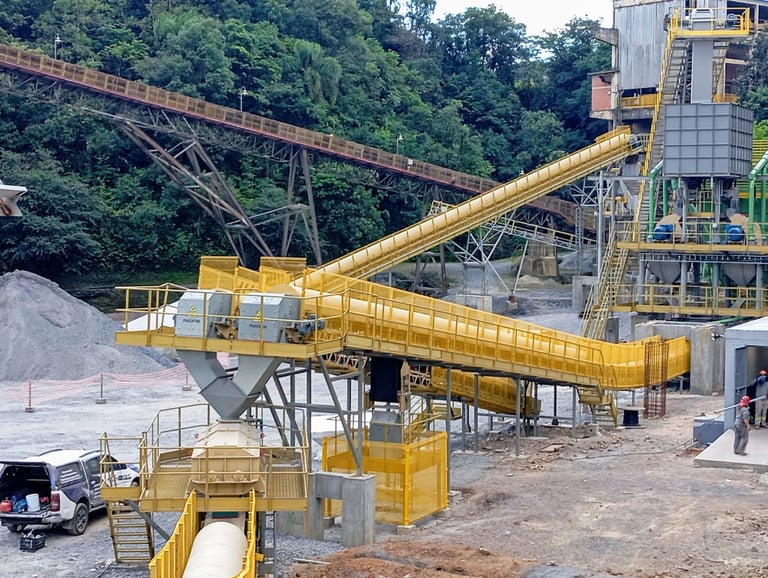 Serviço de montagem de estrutura metálica em fábrica